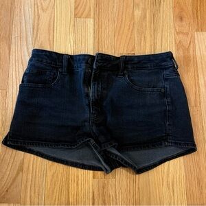 Black American Eagle Denim Shorts Size 8